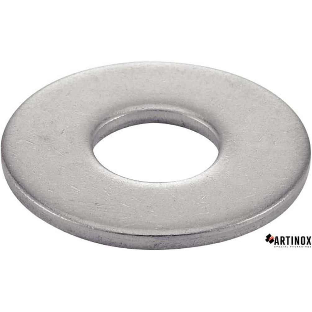 50 Rondelles Plates Larges Type L 8 mm - NFE 25514 - Inox A2 - D-Work ...