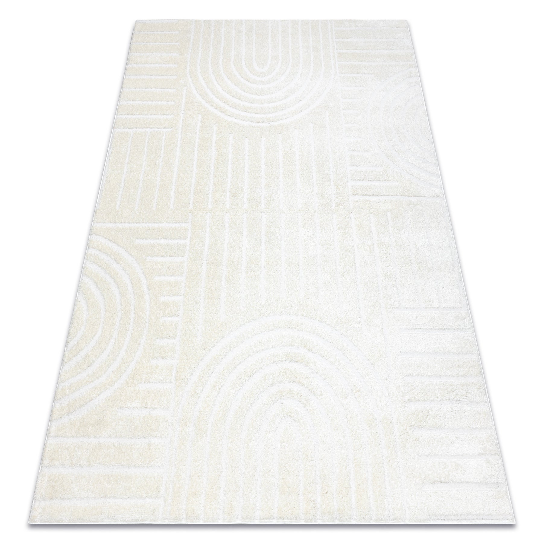Dywan MODE 8586 geometryczny krem 80x150 cm