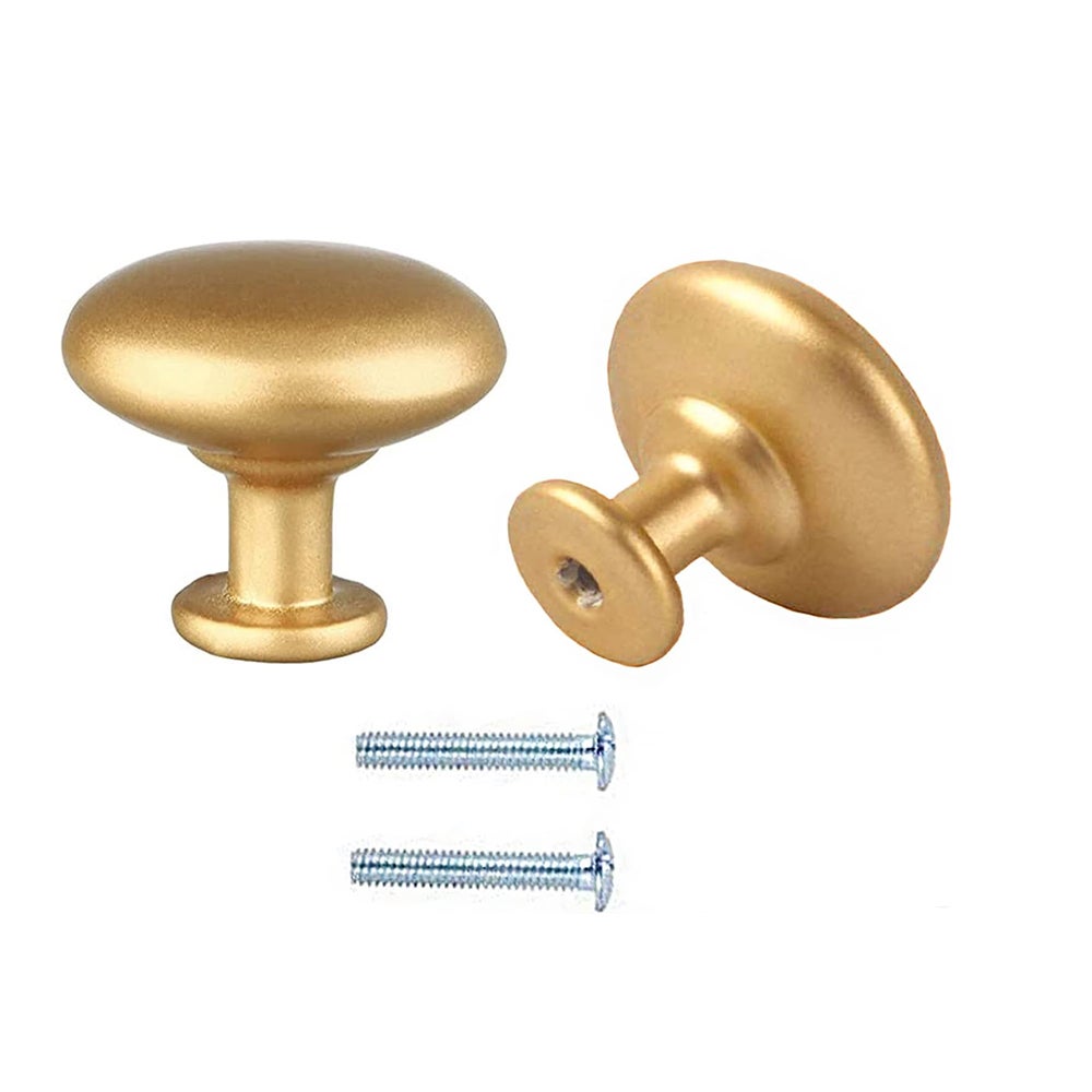 2pcs Poignee de Meuble Cuisine Doree Bouton de Meuble Rond Poignee de ...