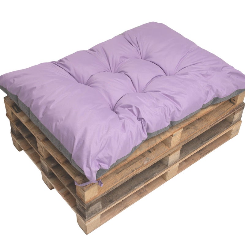 Poduszka ogrodowa na paletę 120x50cm poduszka na meble ogrodowe fioletowa, poduszka na balkon taras, poducha ogrodowa na meble z palet