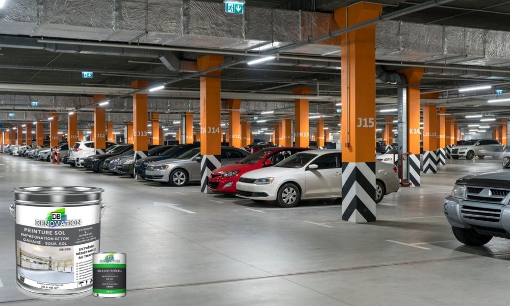 Sigmafast 205 Peinture Béton époxy 4L – Multicolore, Garage, Cave, Sol Durable, Résistant Intempéries
