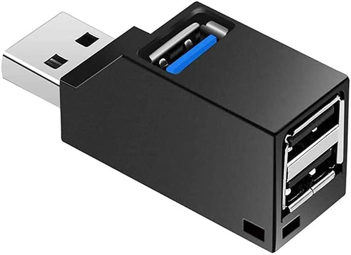 Hub USB 3.0 z 3 portami - szybki adapter rozszerzający, kabel rozdzielający multi-hub do PC, laptopa, XPS, MacBooka, pamięci USB, dysku twardego