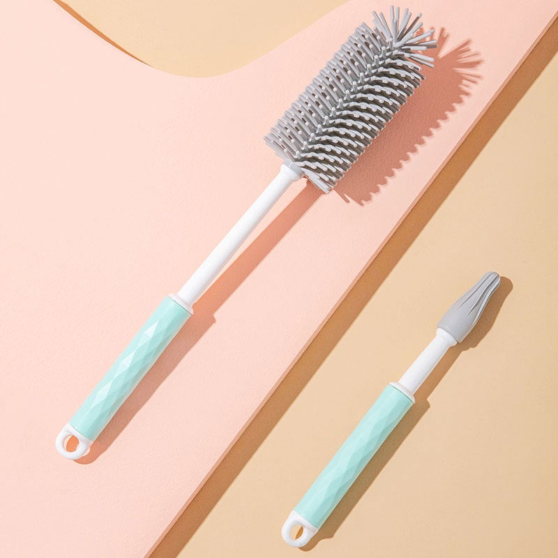 Brosse De Nettoyage Pour Biberons - Long Manche, éponge Haute Densité, Lavable, Pratique à Suspendre - 12