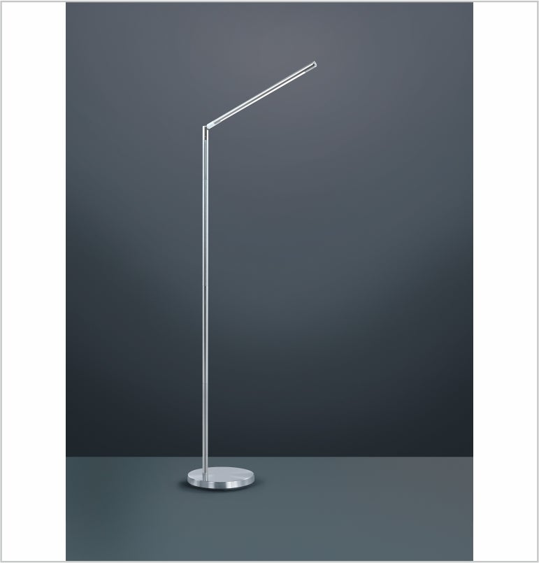 Lampe de lecture LED 6W 600 lumens, 3000k dimmable, moderne, élégante et simple. Finition nickel mat, réglable et rotatif. - 2