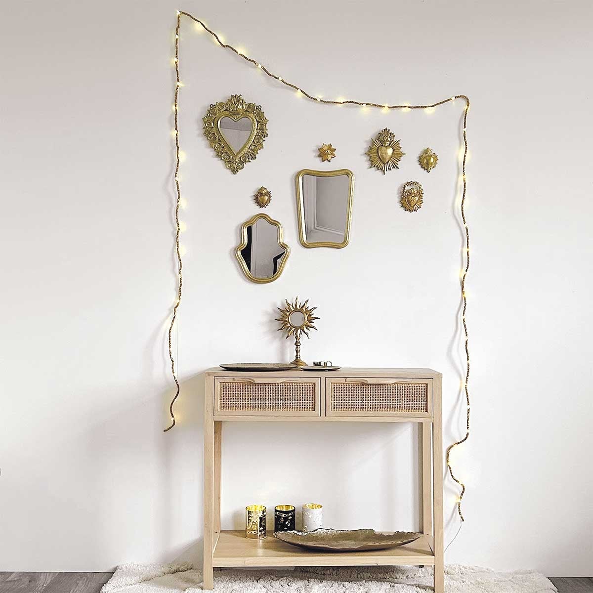 Coeur Ex-voto grand modèle doré - 4