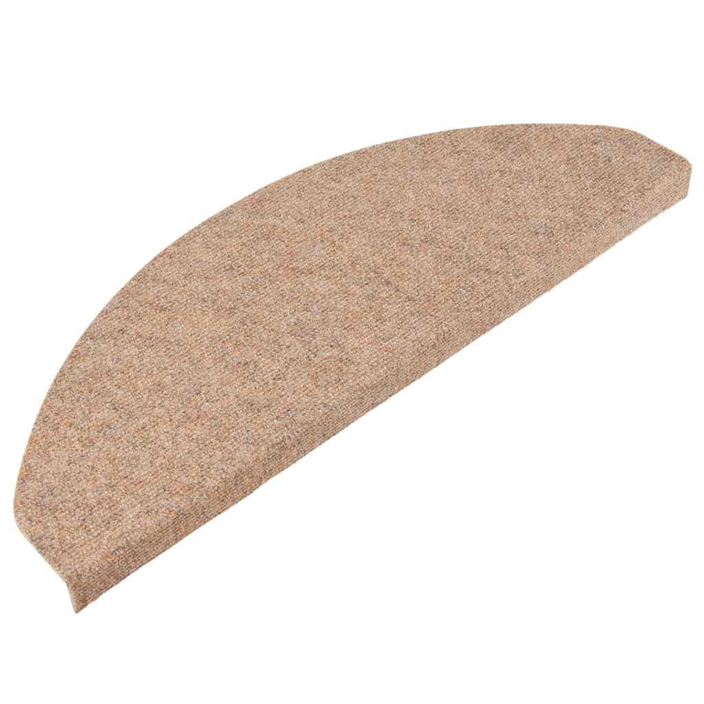 Tapis d'escalier auto-adhésifs, 30 pièces, beige, 65 × 22,5 × 3,5 cm - 3