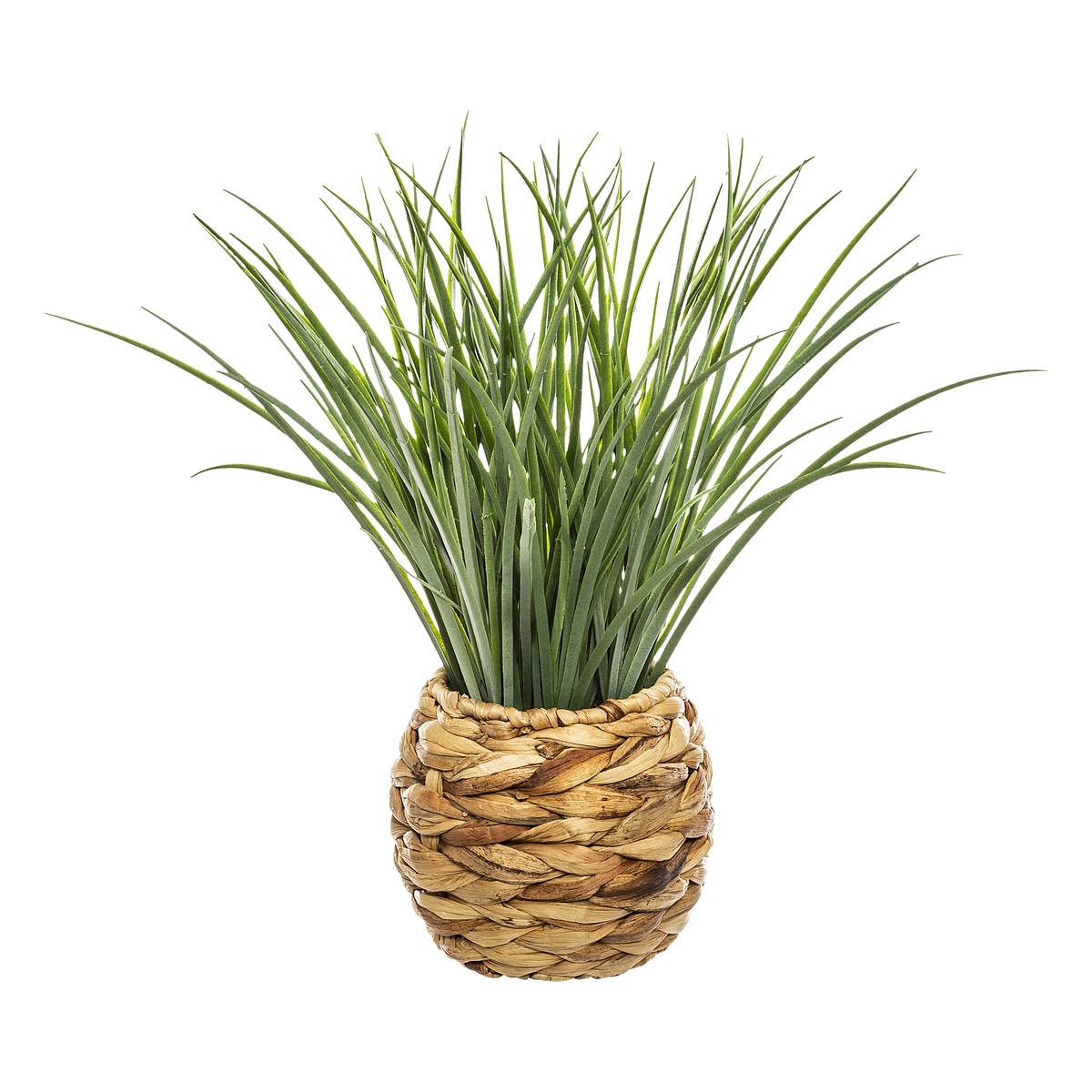 Plante Artificielle Herbe En Pot - H 58 Cm - Déco Verdure Sans Entretien