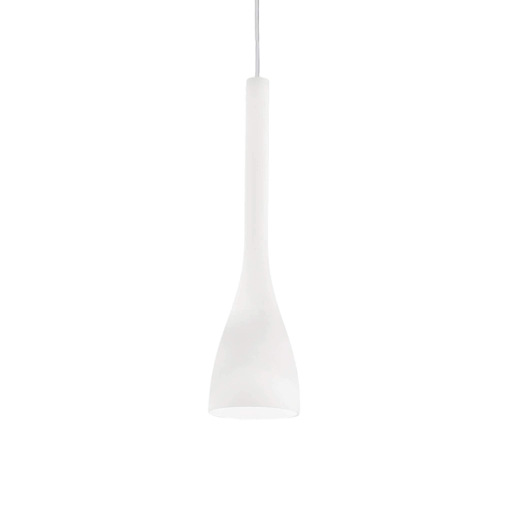 Ideal Lux  Suspension Blanche Flut 1 Ampoule Diamètre 40 Cm , Leroy Merlin