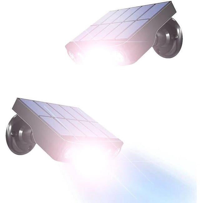 Lampa Solarna Zewnętrzna sztuki Lampa Solarna Zewnętrzna z Detektorem Ruchu Spot Solarny Zewnętrzny Czarny Klasa energetyczna A