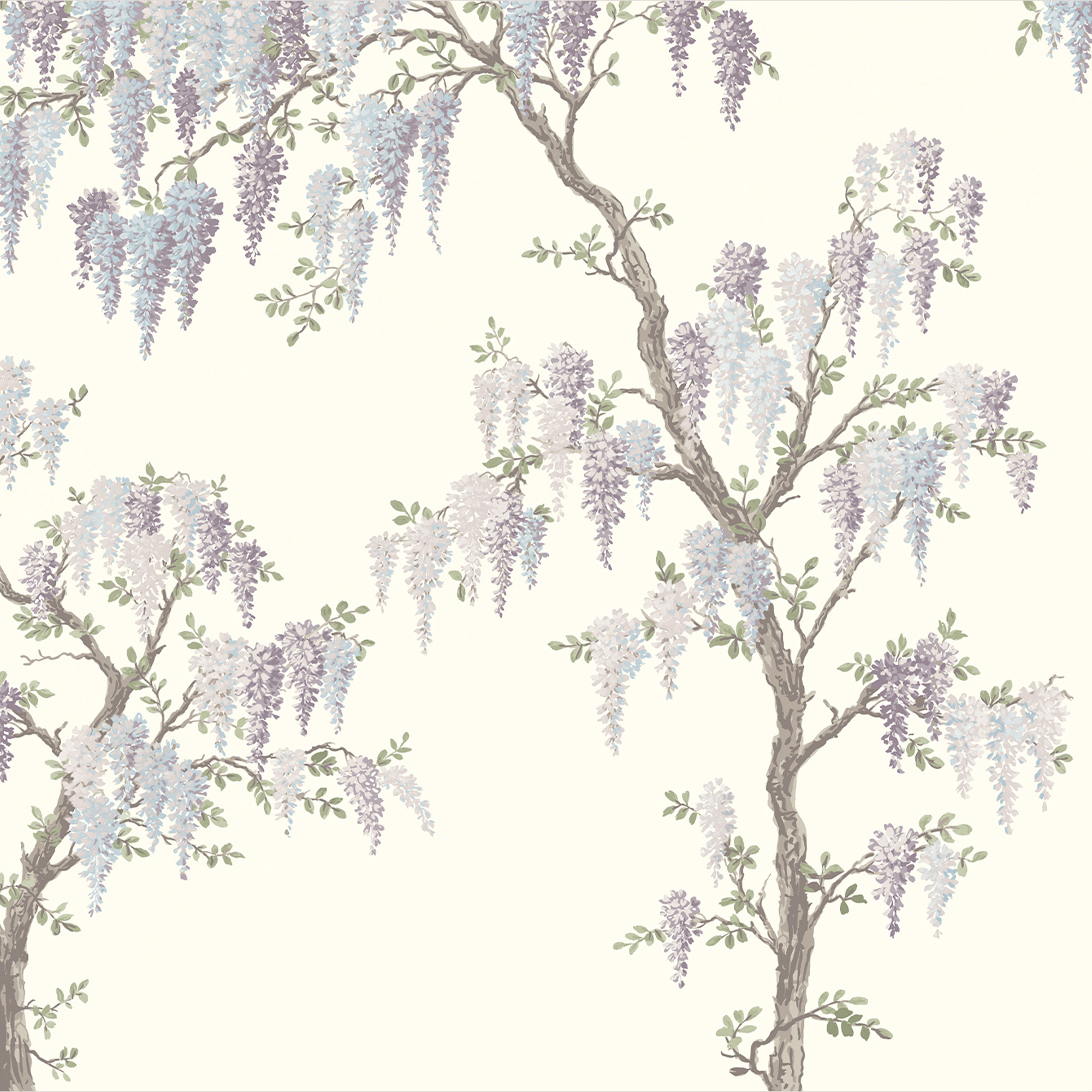 Carta da parati panoramica Laura Ashley Wisteria 280 x 300 cm multicolore - 3