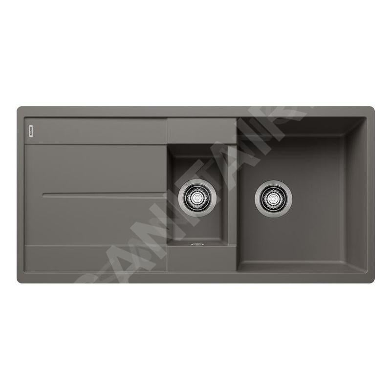 Evier Blanco Metra 6 S-F Silgranit - GRIS VOLCAN - Vidage : Automatique ...