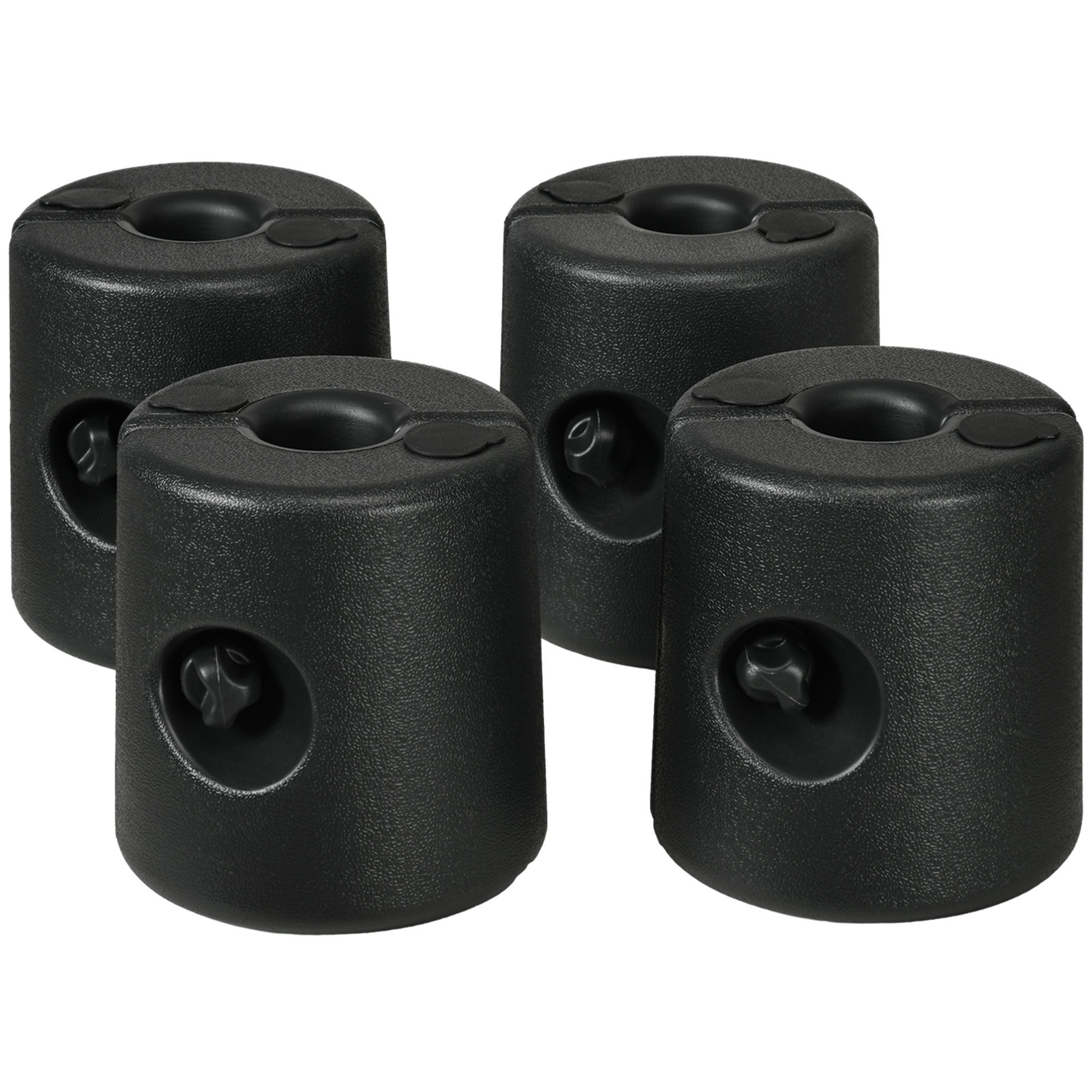 Poids De Lestage Pour Tente Pliante – Lot De 4 Poids En Fonte De 15 Kg (fixation Tonnelle, Barnum)