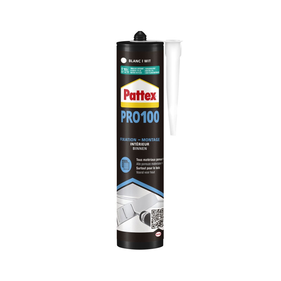 Cartouche pattex PRO100 high tack 380g - 2