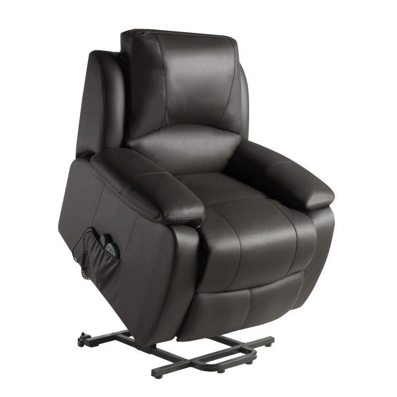 Fauteuil Relax ECODE Cavana - Inclinable 160º, Système Mur Zéro, Simili Cuir | Poches Latérales Et Design Ergonomique