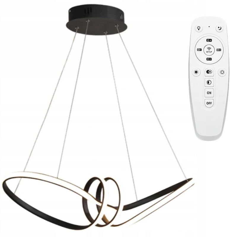 Lampa Sufitowa Led Toolight Led App823-Cp Long Czarny