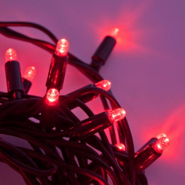 Guirlande lumineuse LED 10M rouge raccordable professionnelle 230V IP67 Lotti - 3