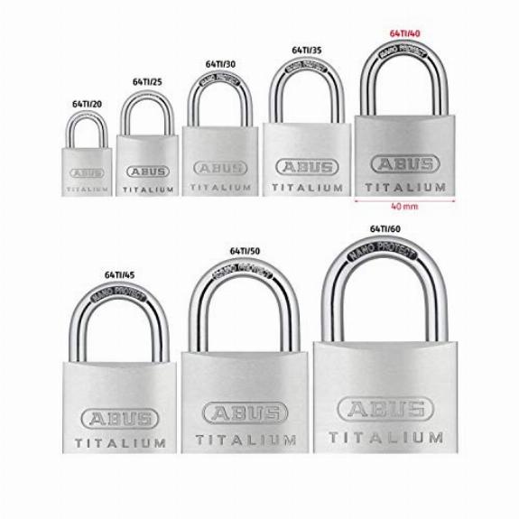 Cadenas TITALIUM™ s entrouvrant ABUS 64TI 40 KA 6411 - 7