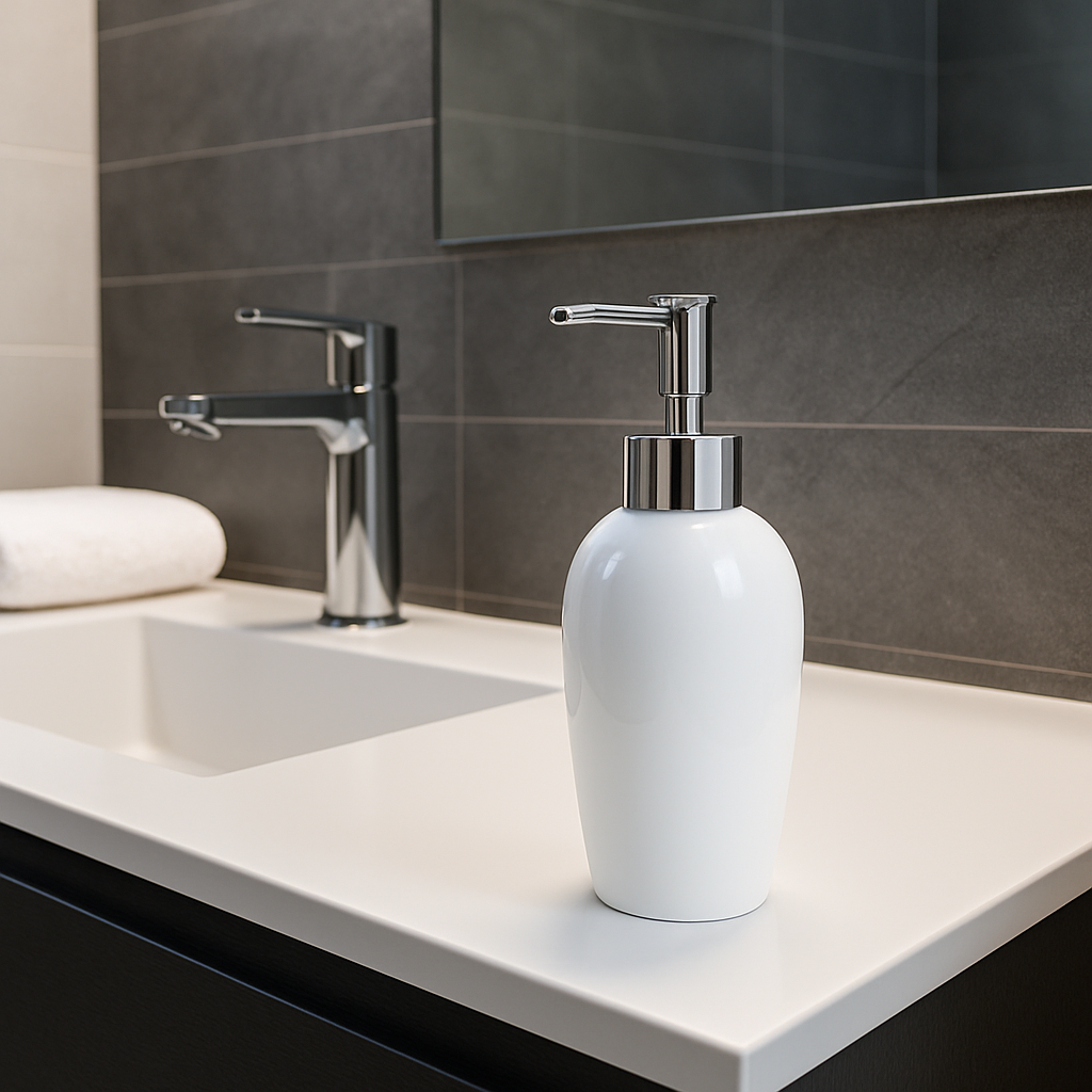 Relaxdays Dispenser Di Sapone Manuale, 200ml, Portasapone | WhichOne