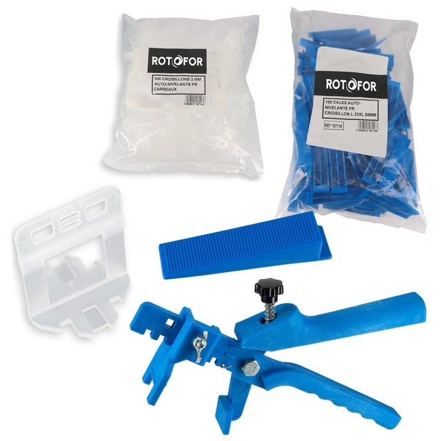 Croisillons Pour Carrelage, 100PCS 1.5MM Entretoises De Nivellement De