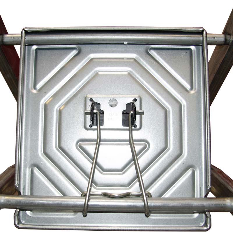 Escabeau ménager pliable en aluminium 5 marches léger Selekta - 7