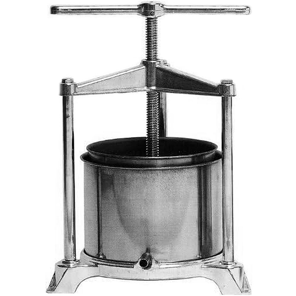 PRENSA CON ESTRUCTURA DE ALUMINIO Grande - H 16,5 x ø 22,5 cm - lt. 5 - 3