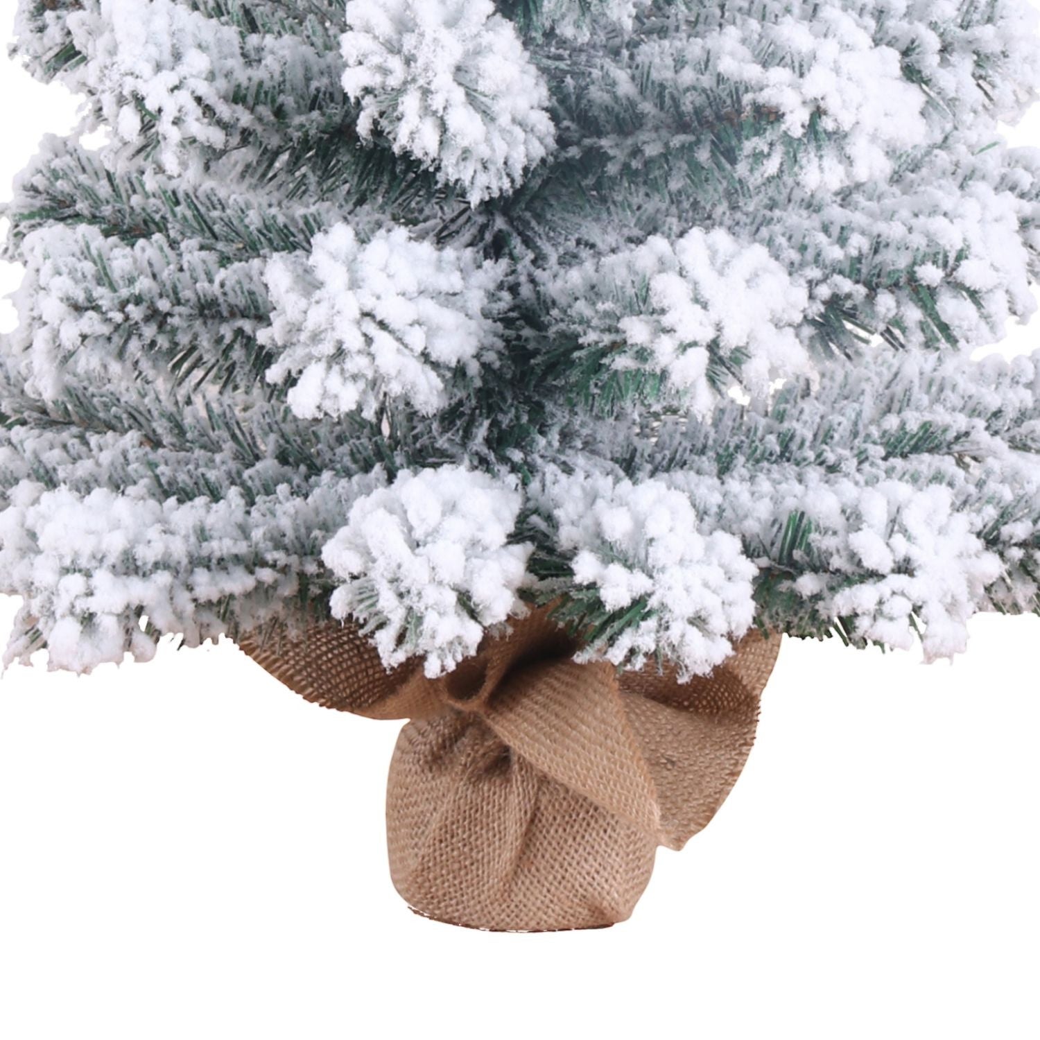 Árbol de Navidad Decorativo Mini Verde Nevado 60x38cm 7house - 3