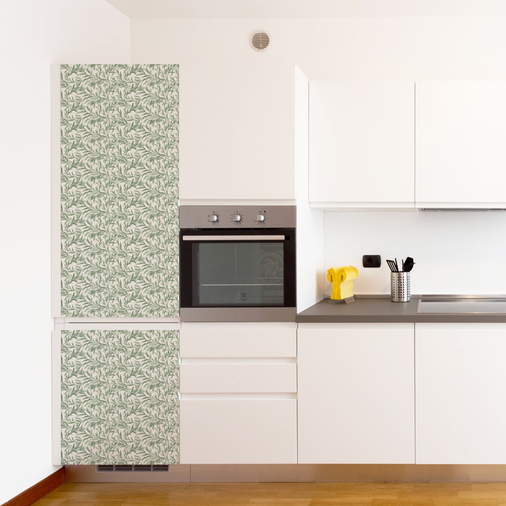 Autocollant Vinyle Pour Frigo – Blanc Mat 60x150 Cm – Décoration Facile Pour Cuisine, Bureau, Meubles Lisses - 8