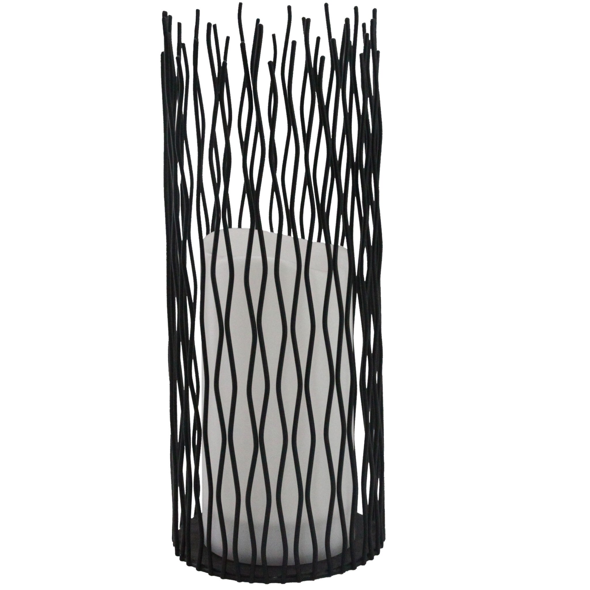 Lampa dekoracyjna LED XL czarna 35 cm IP44 na baterie NYBORG 313294 Polux