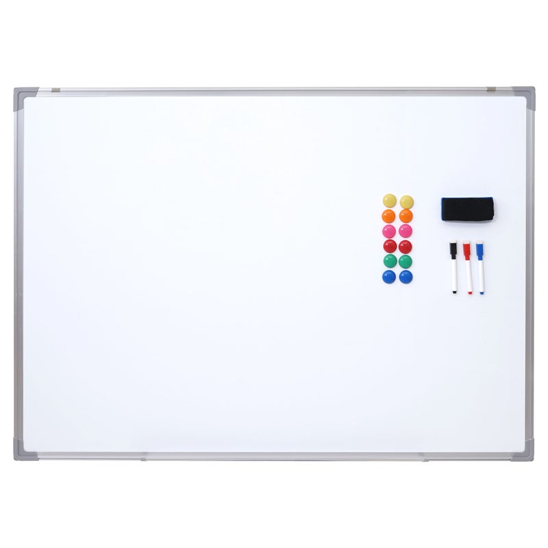 Фото - Дошка офісна Tablica magnetyczna HWC-C84, tablica do notatek, tablica do przypinania, z akcesoriami ~ 110x80cm