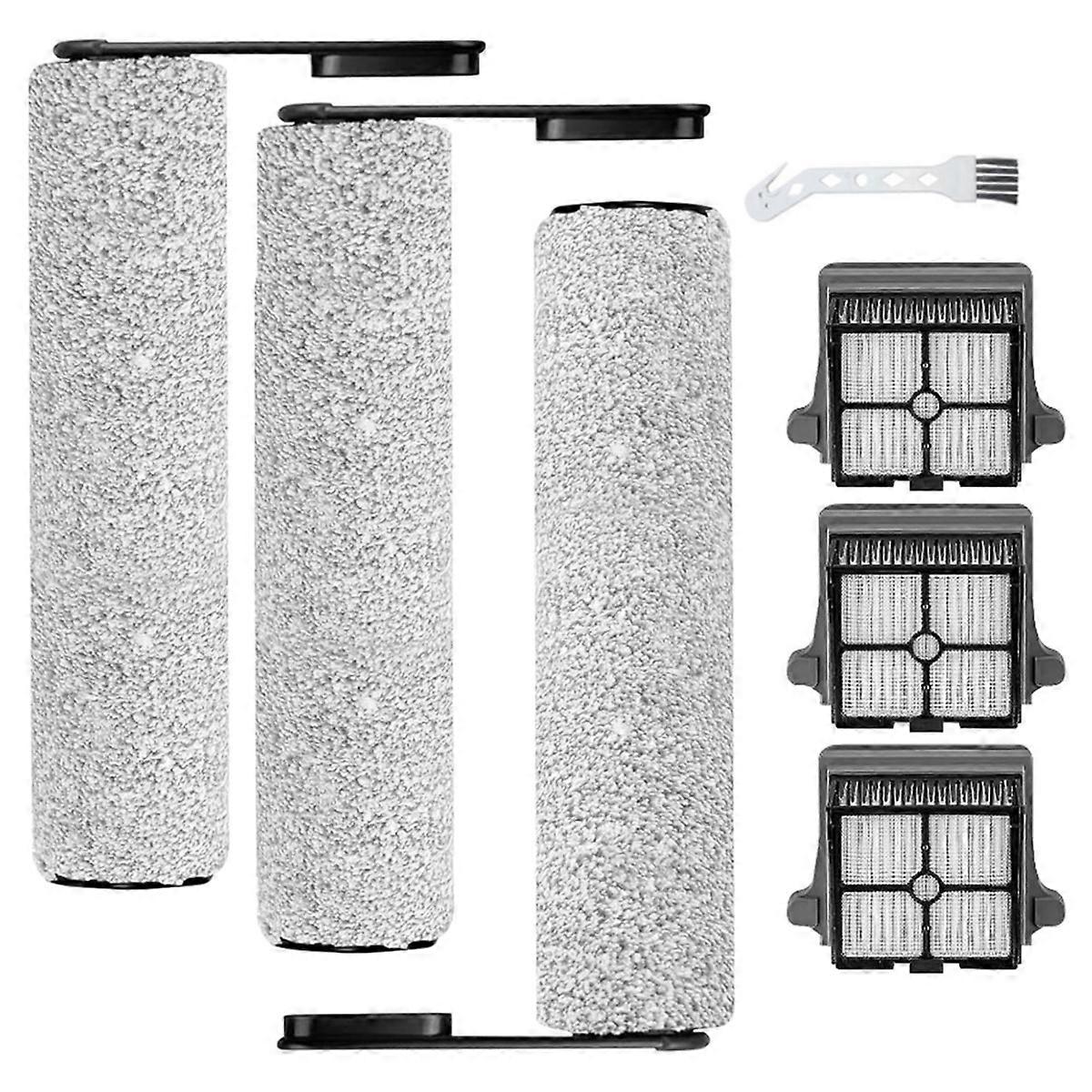 Version 2, rouleau amovible](6 pièces) S7 Pro rouleaux brosses et filtres HEPA pour aspirateur Tineco