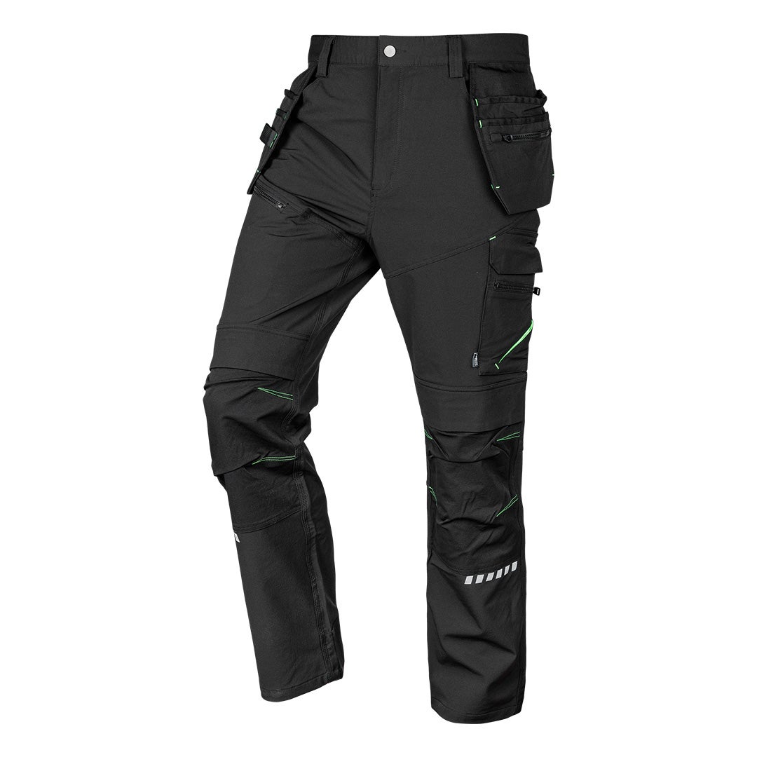 Spodnie robocze Mix&amp;Match, 4 way stretch, z kaburami, Cordura, czarne, r. XXL NEO TOOLS