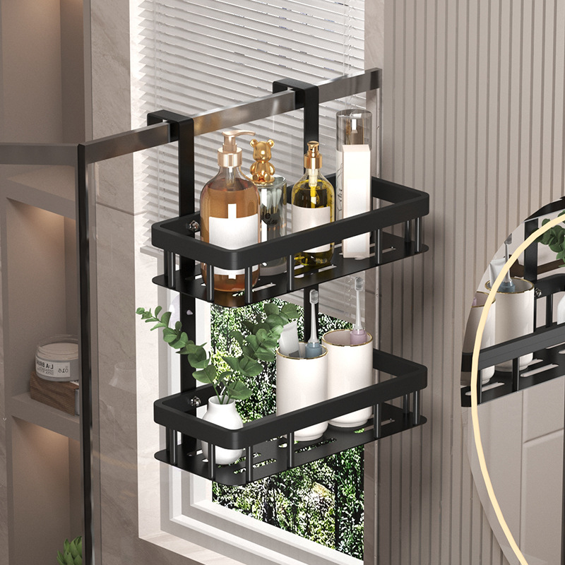 Etagere Douche,Rangement Douche Sans Percage ,Panier Salle De Bain En Acier Inoxydable,Rangement