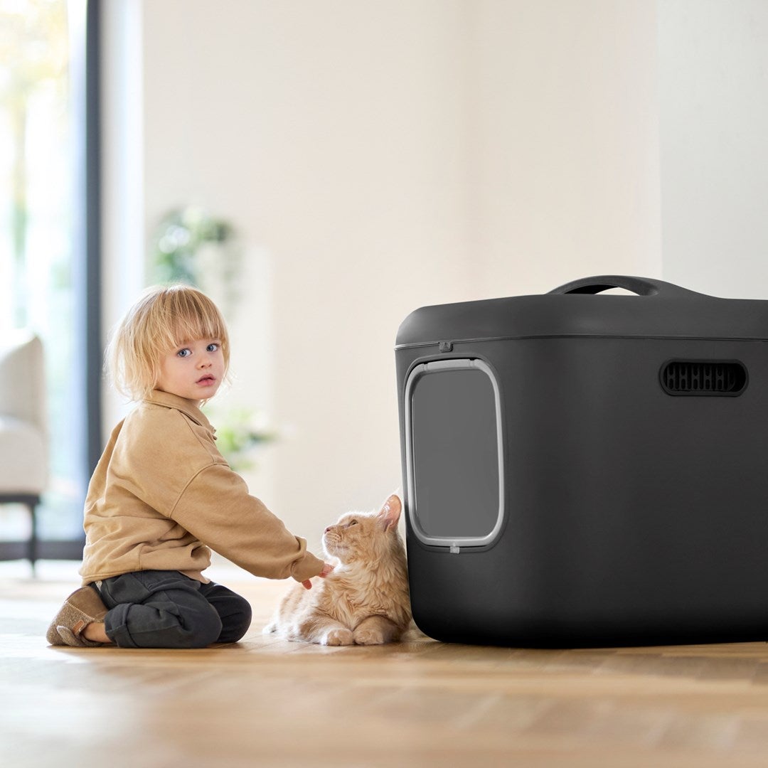 Litière Rotho Mypet Biala XL pour Chats - 61.4x49.2x57.6 cm en Anthracite - 7