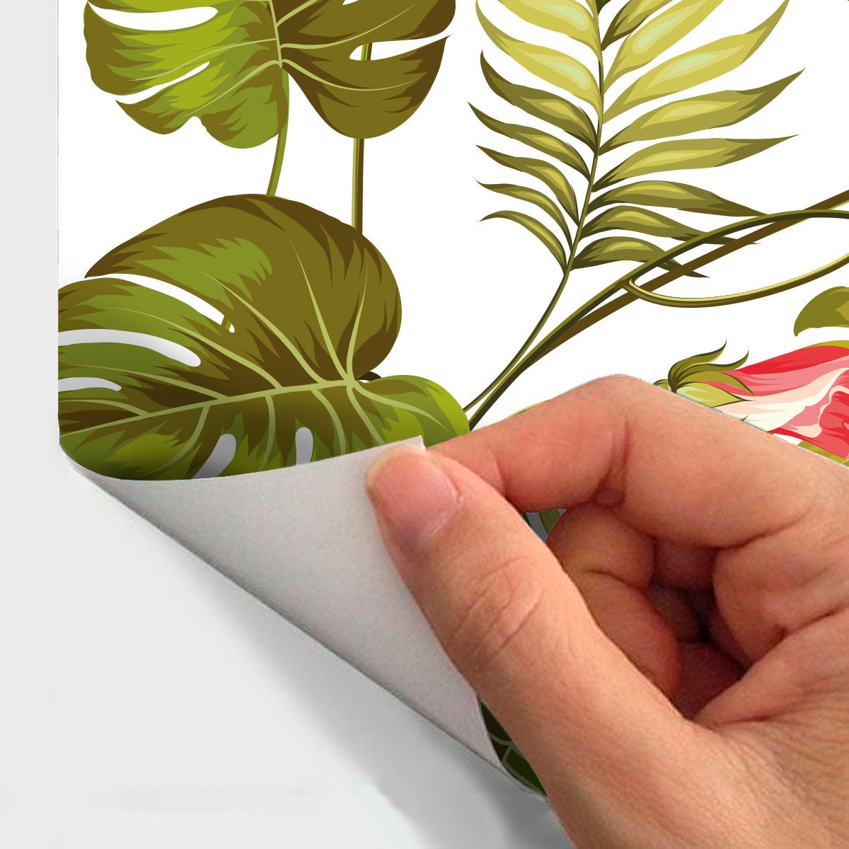 Adesivo arazzo tropicale Villamontes - Sticker adesivo - adesivi murali - 30x30cm - 4