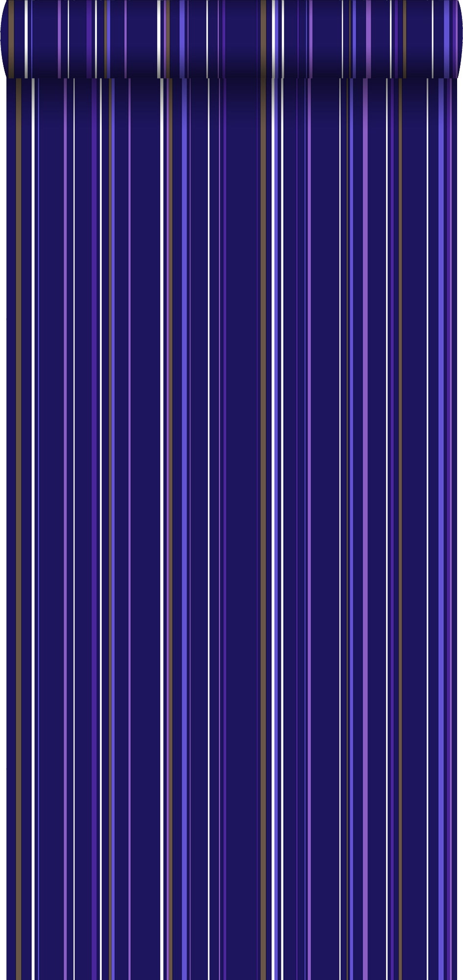 Tapeta paski fioletowymIbrązowym - 53 cm x 10.05 m - ESTAHOME
