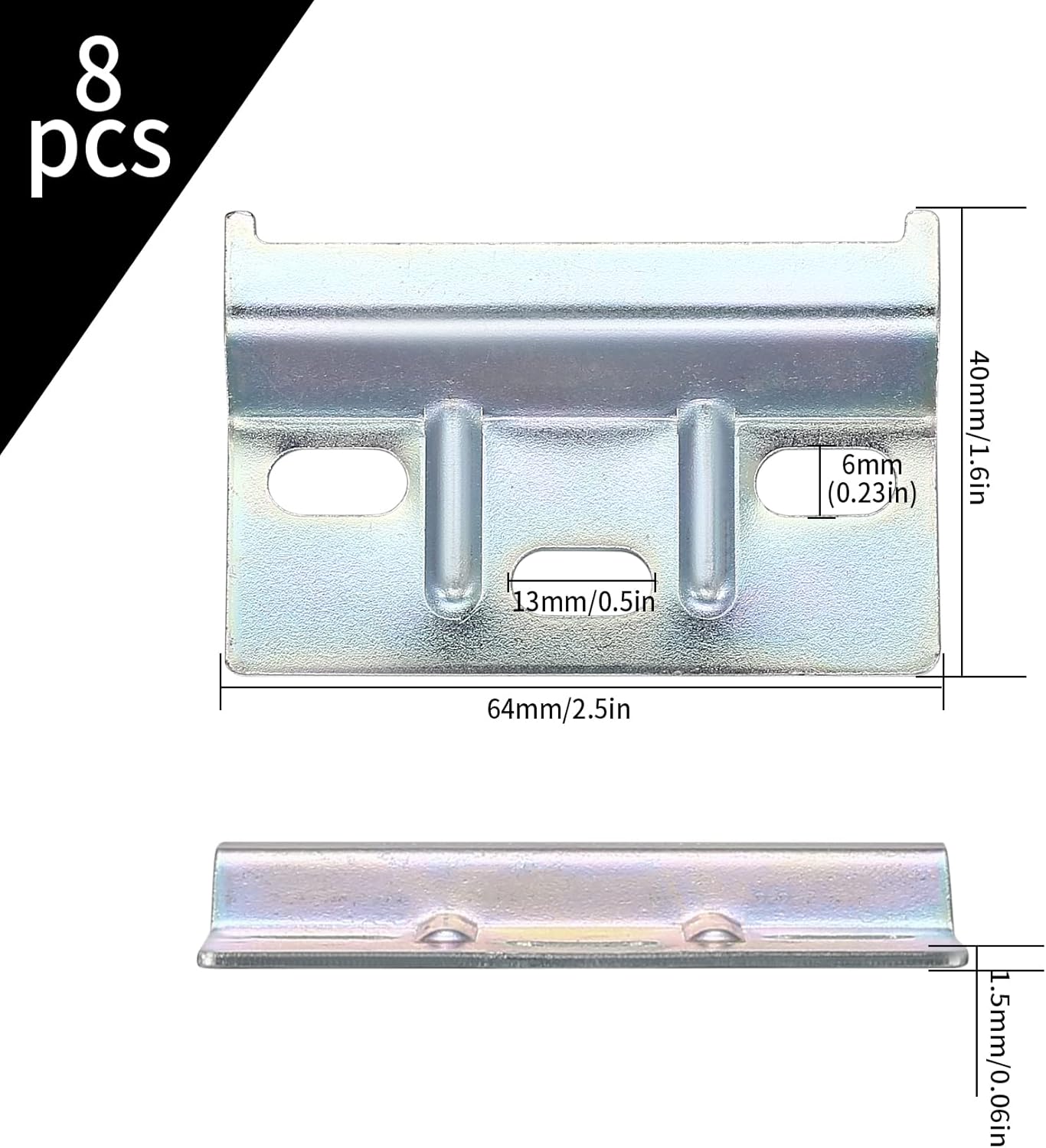 Lot De 10 Plaques De Suspension En Métal Avec Vis – Pour Accrocher Cadres, Miroirs, Étagères Et Art Mural – Fixation Robuste Et Discrète