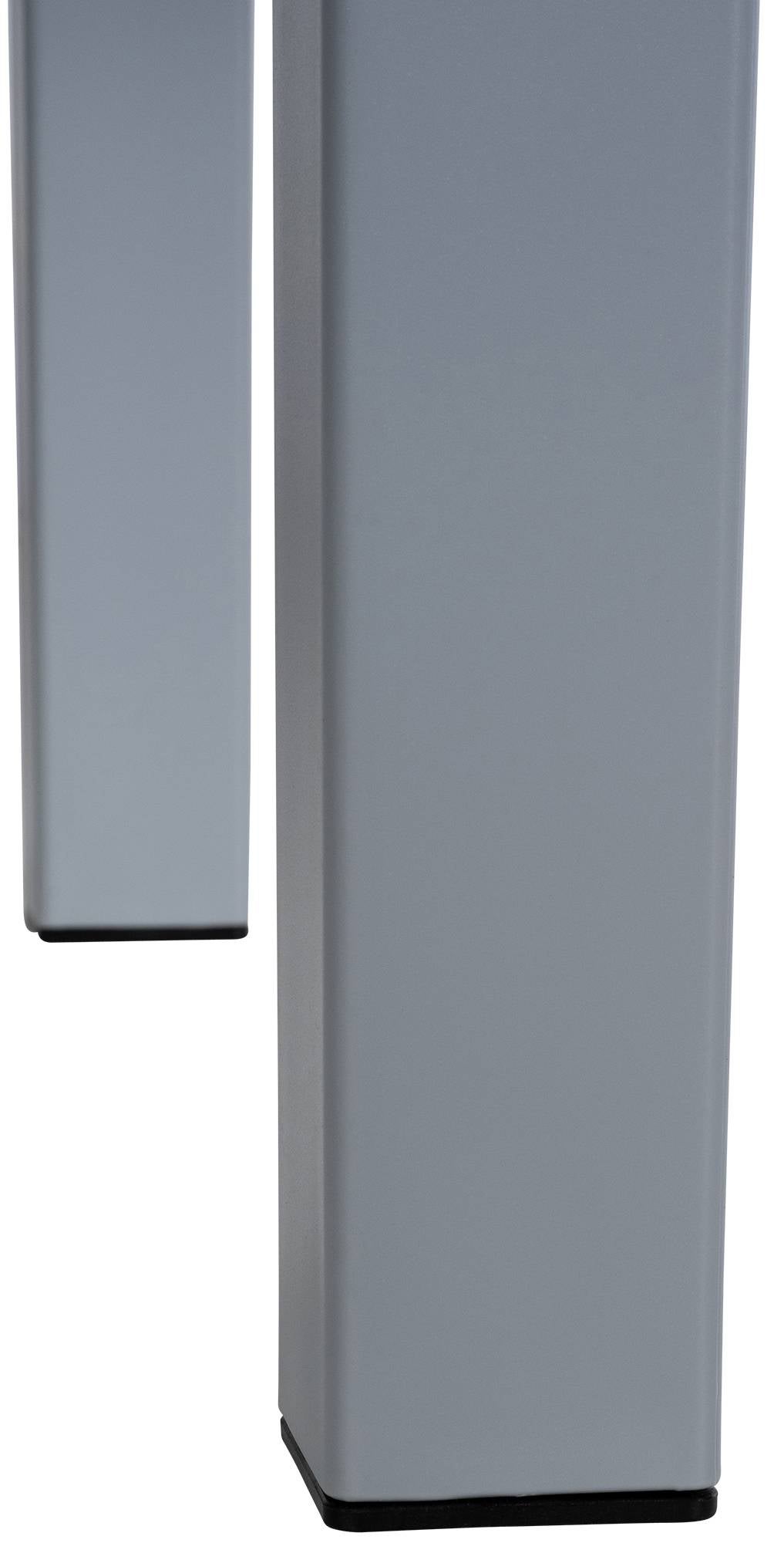 Table d'appoint d'extérieur carré en Plastique Gris 4 places - 7