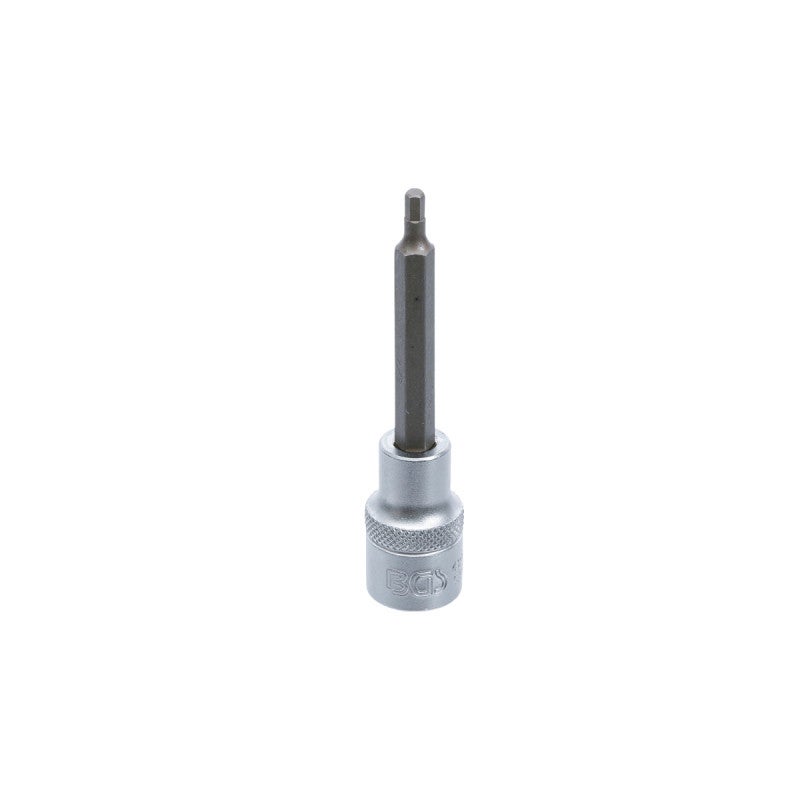 BGS Bit długości 100 mm napęd kwadrat 12,5 mm (1/2") imbus 4 mm - 4259