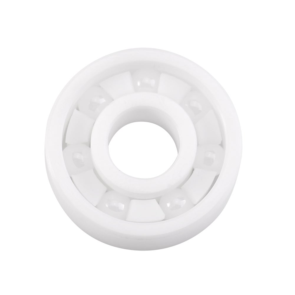 1 szt. 608 Białe ceramiczne łożysko kulkowe ZrO2 do wirującej zabawki na palce, 8 x 22 x 7 mm