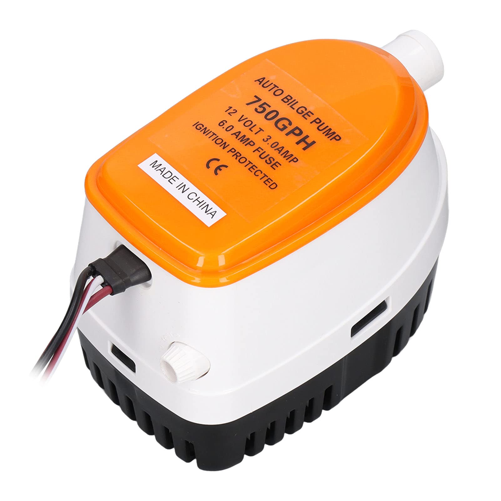 Bomba Sumergible Eléctrica Automática de Achique de Agua Mini 750GPH 12V con Interruptor de Flotador Trabajo Eficiente para Drenaje de Emcion - 5