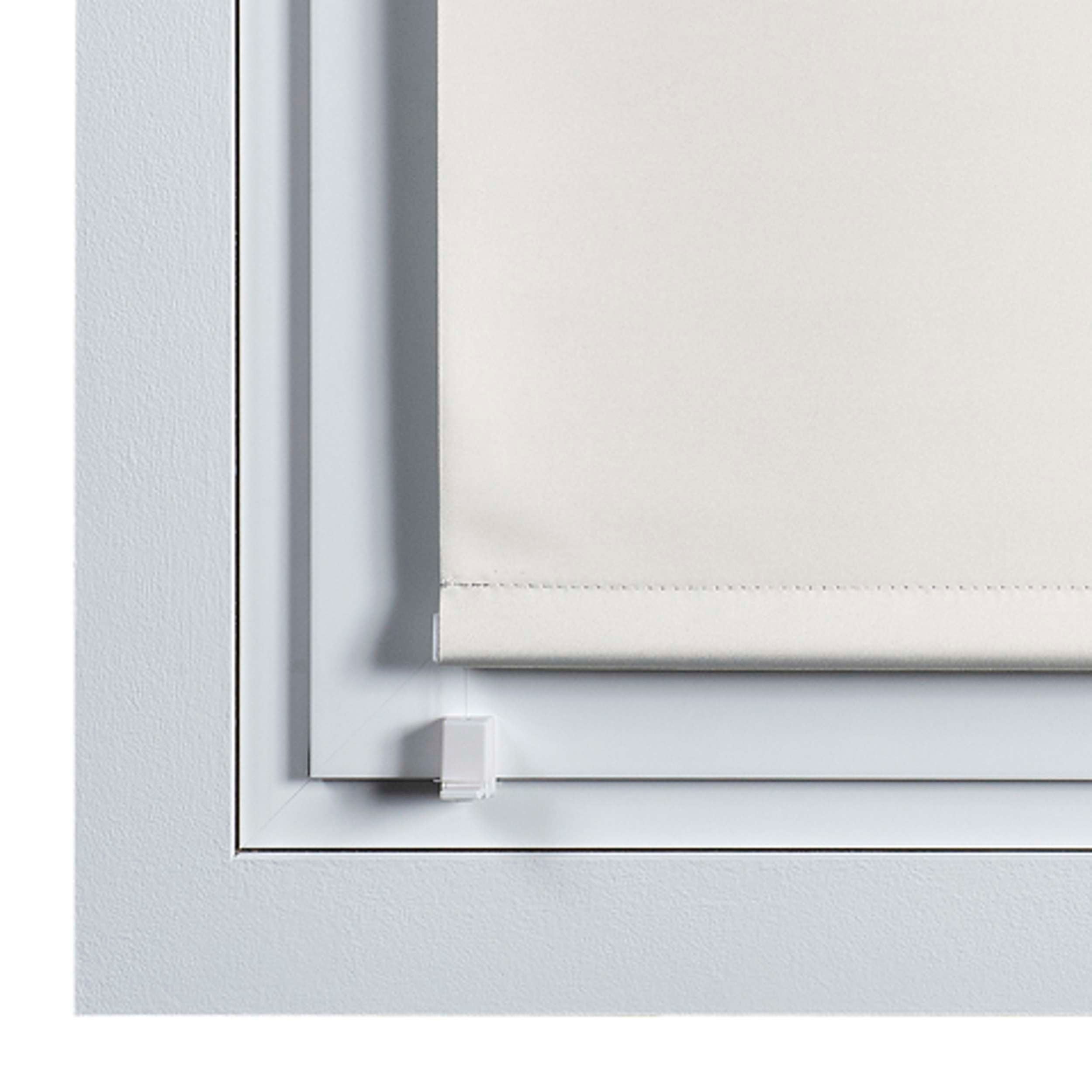 EasyFix Opaque Roller Blind, Persiana de rolo para instalação sem furos Ecru, 75 x 180 cm - 7