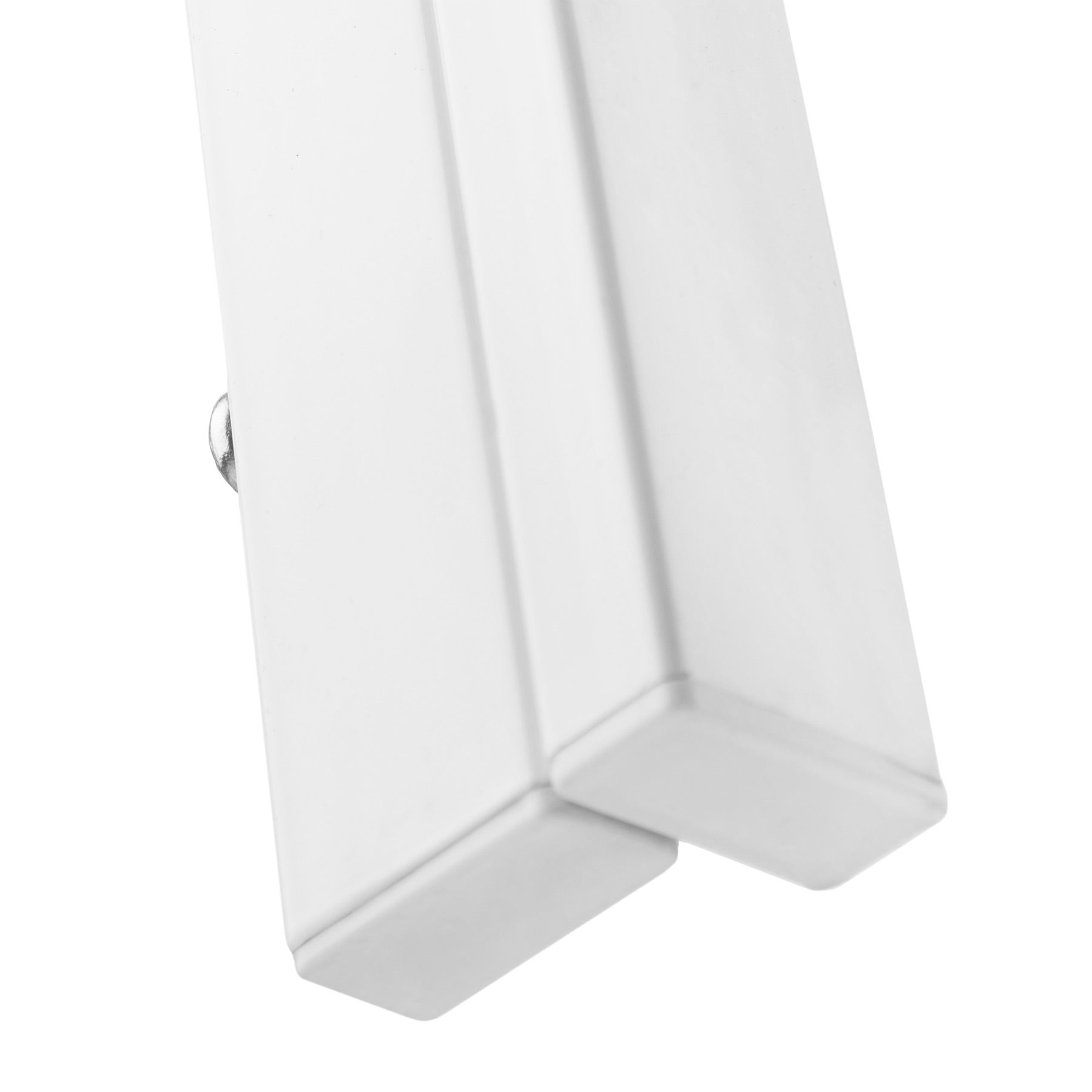 Set tavolo e 4 sedie mobili sala pranzo bianchi 4+1 in acciaio con seduta imbottita e rivestimento in ecopelle TECTAKE - 6