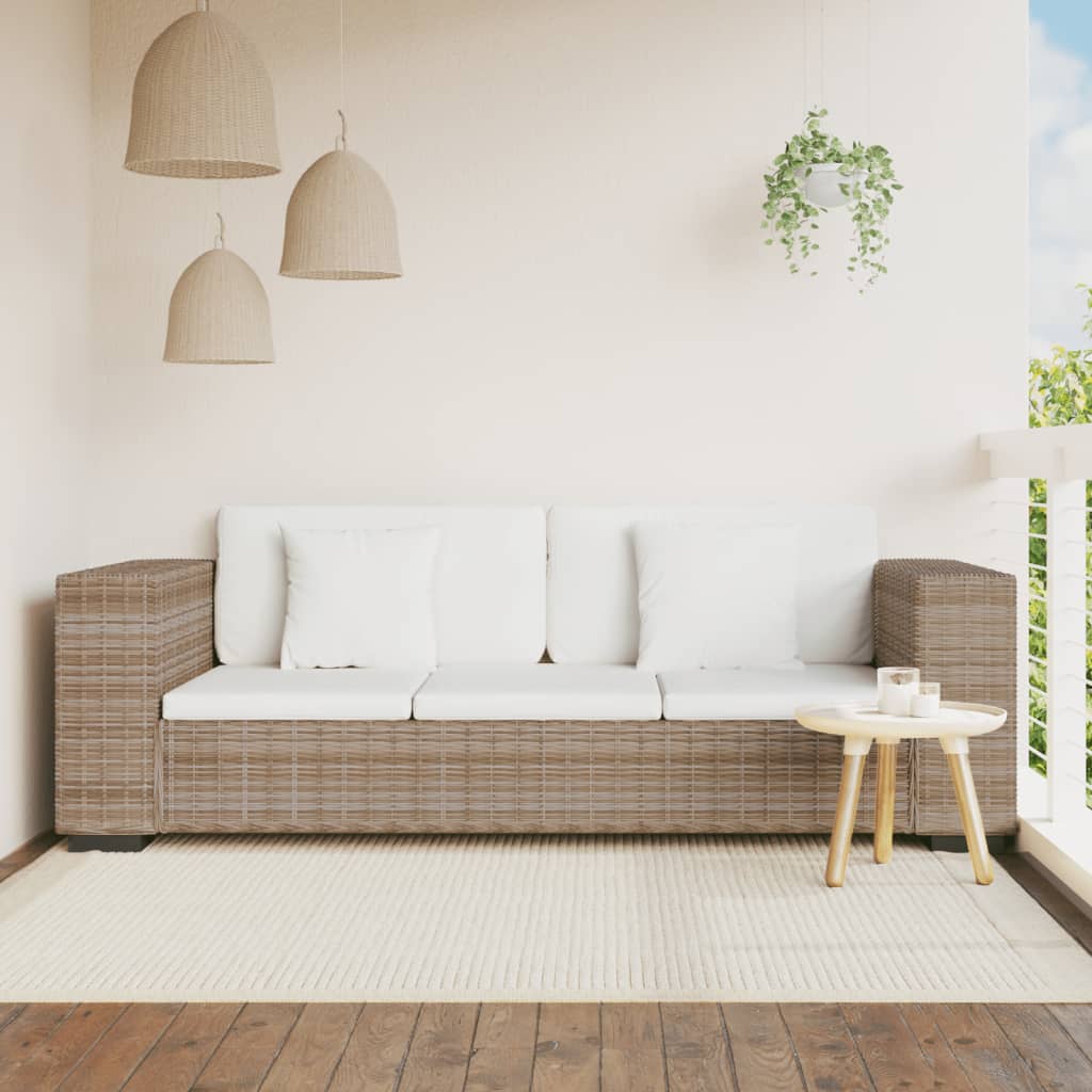 Maison Exclusive Divano a Posti pz in Rattan Naturale