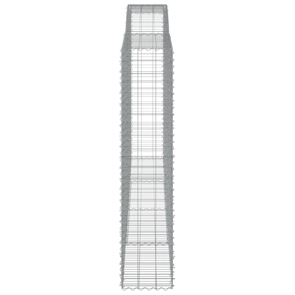 Maison Exclusive - Cesto Gabbione ad Arco 400x50x220/240 cm Ferro Zincato - 4