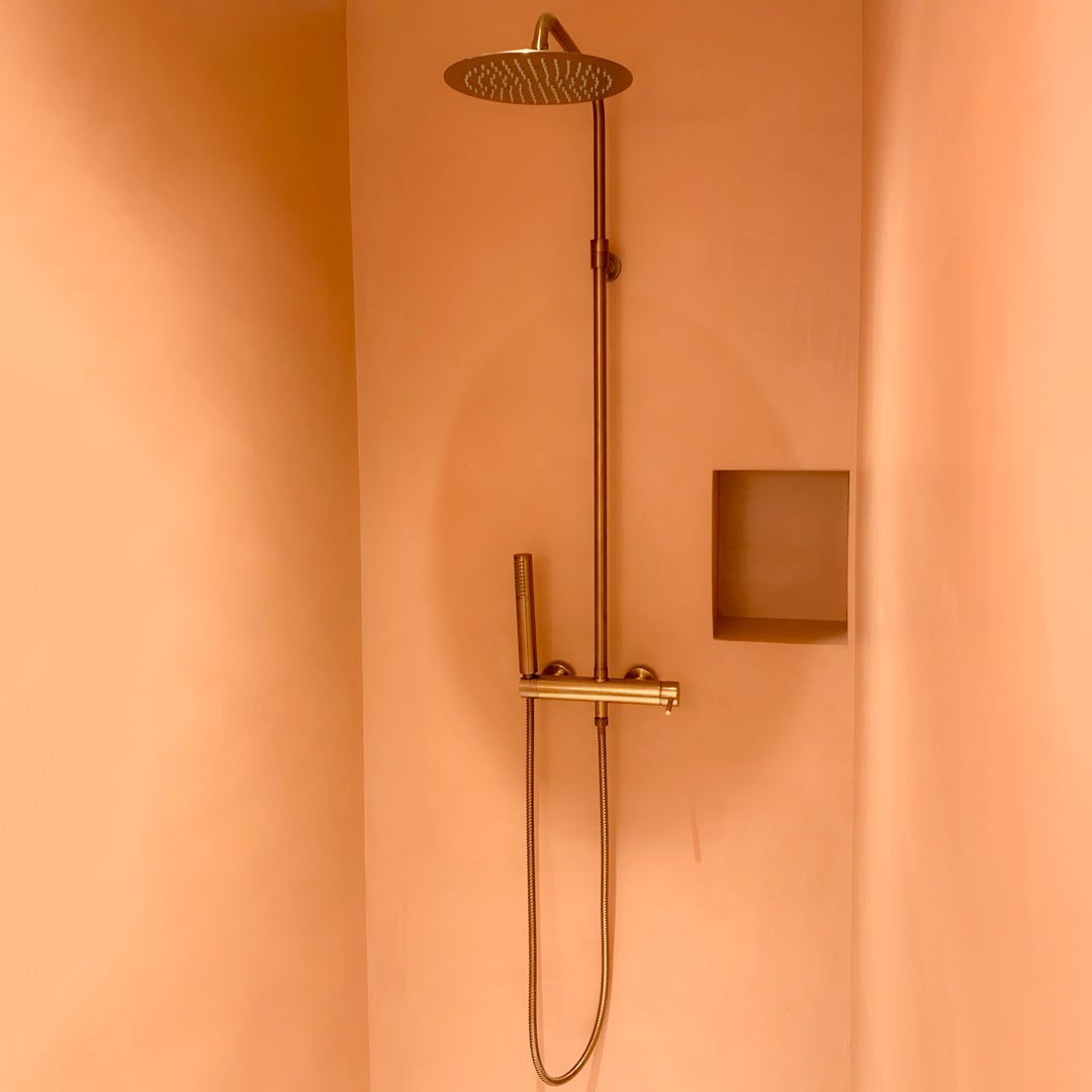 Luisa colonne de douche mécanique cuivre brossé - 7