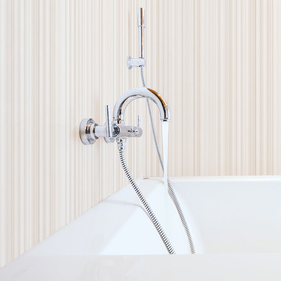 Papel pintado vinílico adhesivo Righe Piedra. Impermeable. Especial cocina y baño. Fácil colocación y limpieza. Case perfecto. 65x280cm - 3