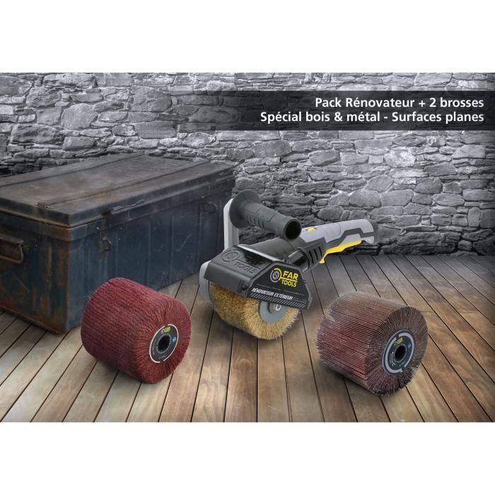FARTOOLS - Rénovateur REX120C - Spécial bois et métal - Surfaces planes - 6