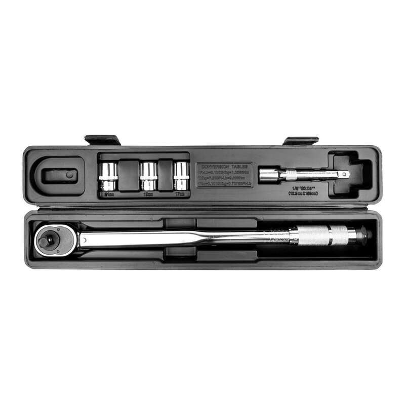 Set cheie dinamometrica si accesorii Gude 39010, 1 2 , 40-210 Nm, 5 piese