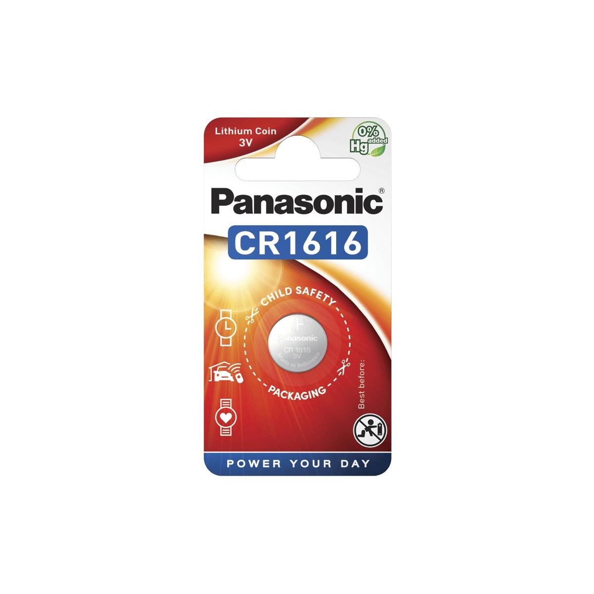 Bateria guzikowa Panasonic CR-1616EL/1B 3V 55 mAh srebrny