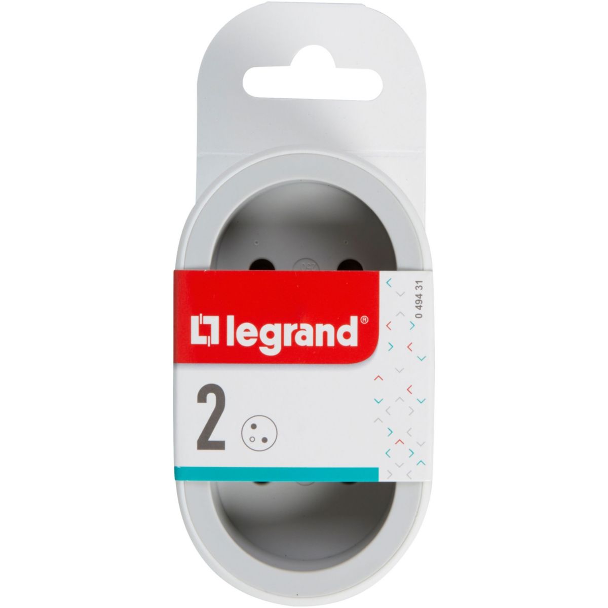 Multiprise LEGRAND MOP FB 2X2P+T STANDARD PRISES FRONTALES - 4
